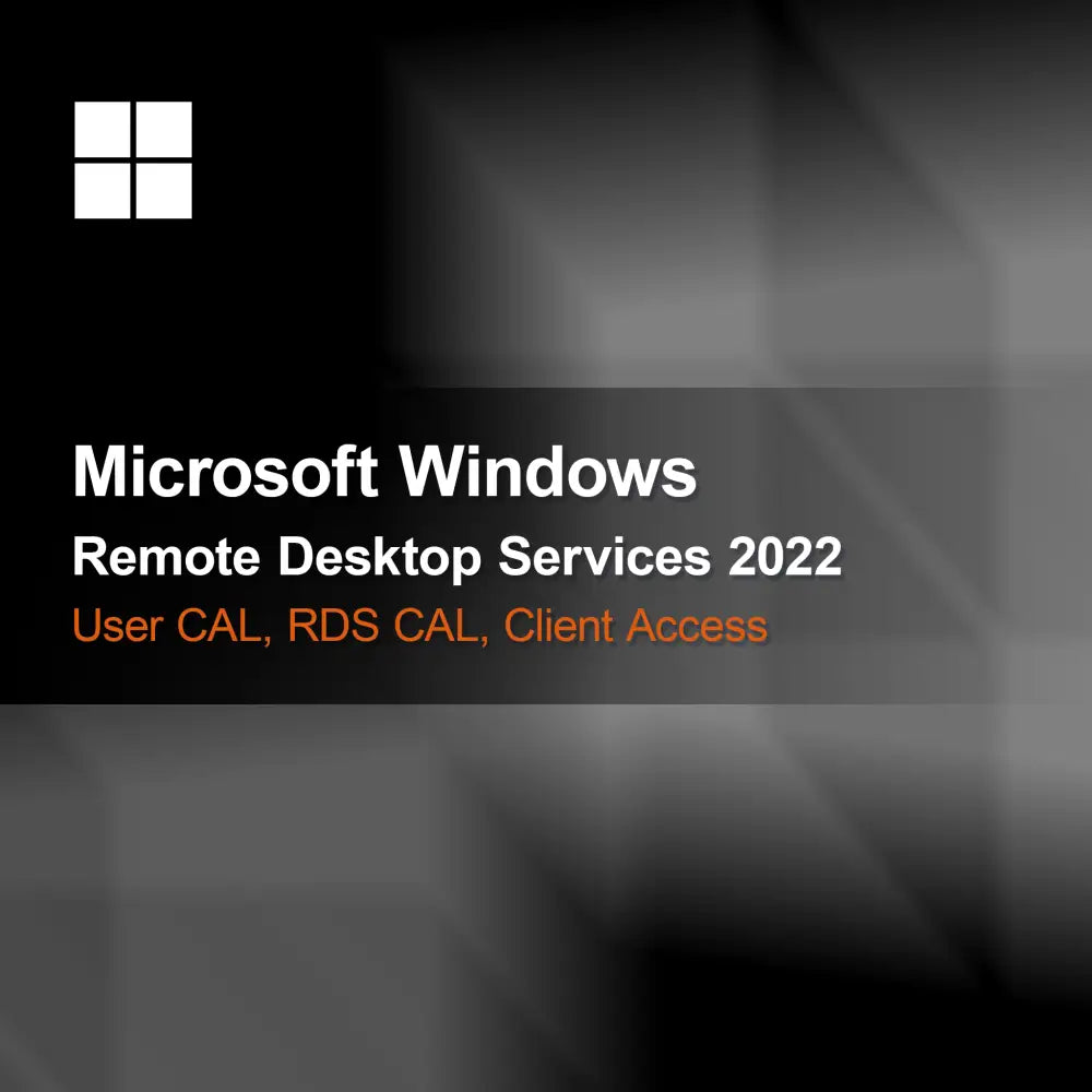 Microsoft Windows Servicios de Escritorio Remoto 2022, CAL de usuario, CAL RDS, Licencia de acceso de cliente