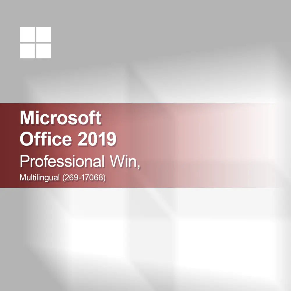 Microsoft Office 2019 Professional Win, Multilingüe (269-17068)